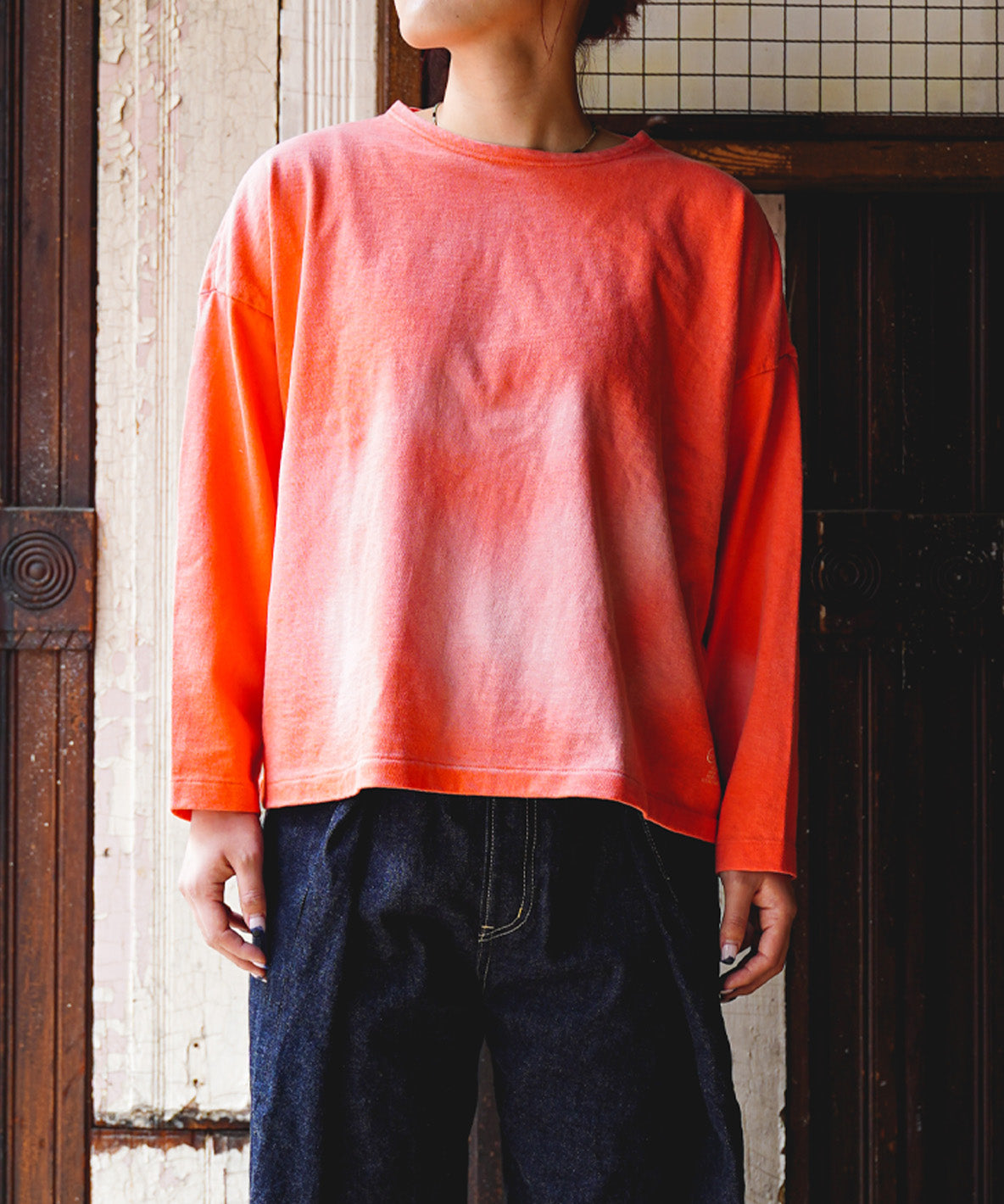 Simple Long Sleeve Tee(LADIES)