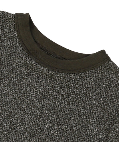 Glitter Waffle Loose Tee