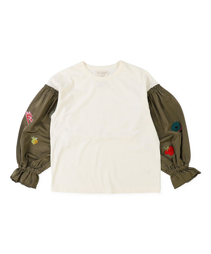 Puffed-sleeve Tee(LADIES)