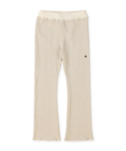 Glitter Waffle Flared Pants