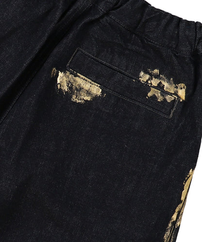 Shiny Denim Jorts(LADIES)