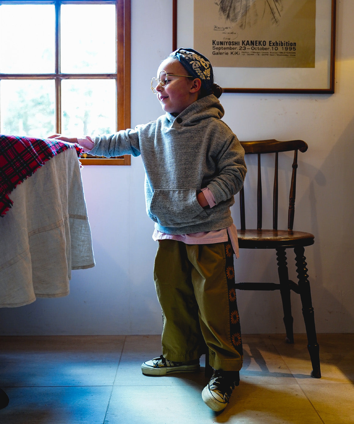 Compact Chino Tuck Easy Pants