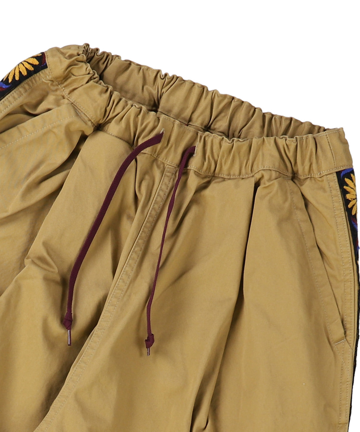 Compact Chino Tuck Easy Pants(LADIES)