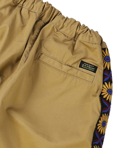 Compact Chino Tuck Easy Pants(LADIES)