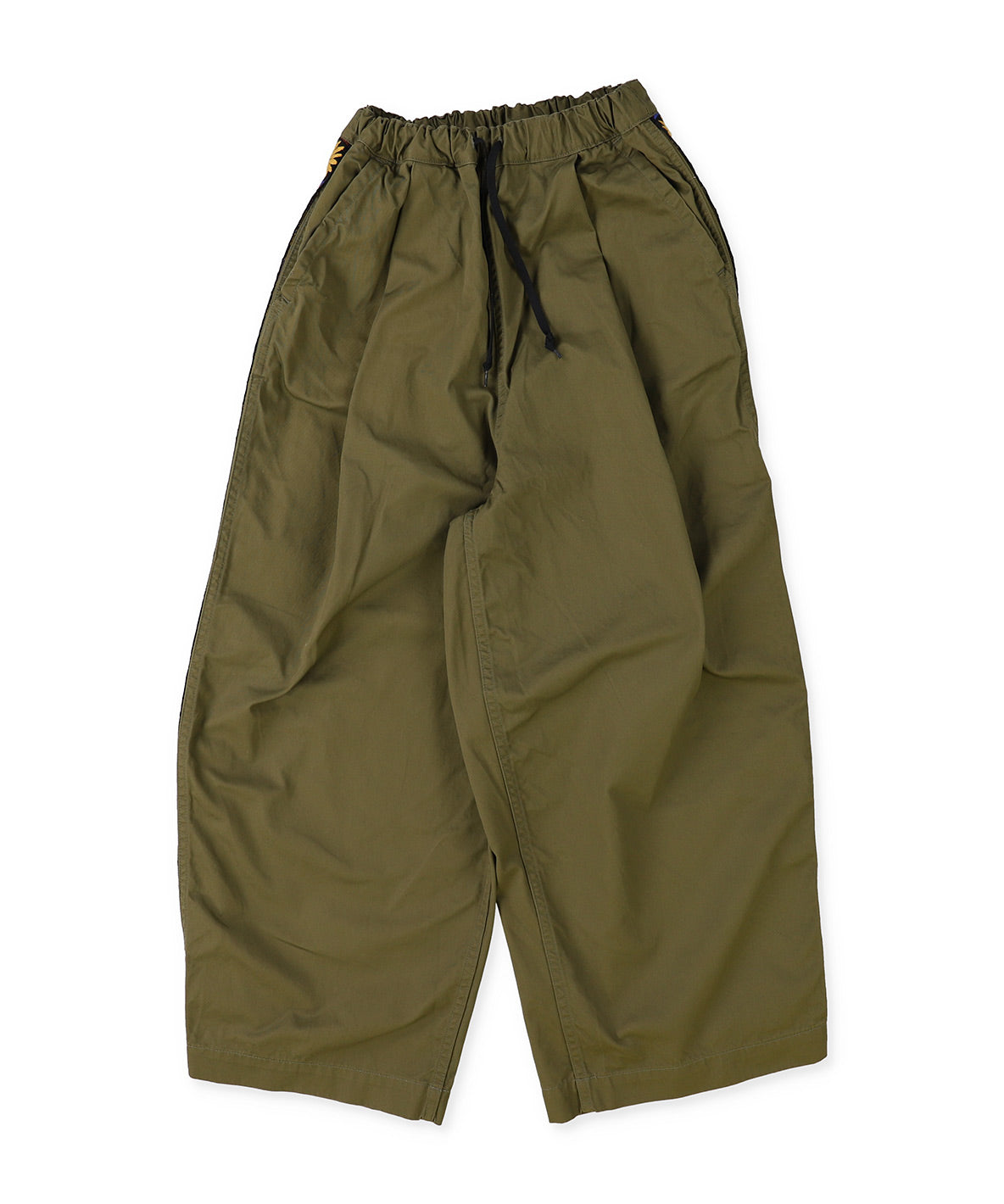 Compact Chino Tuck Easy Pants(LADIES)