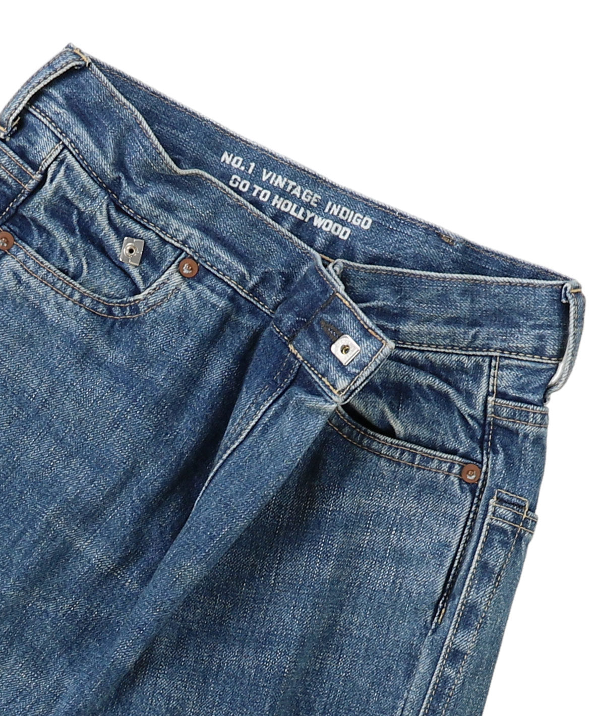 Denim Deformed Pants