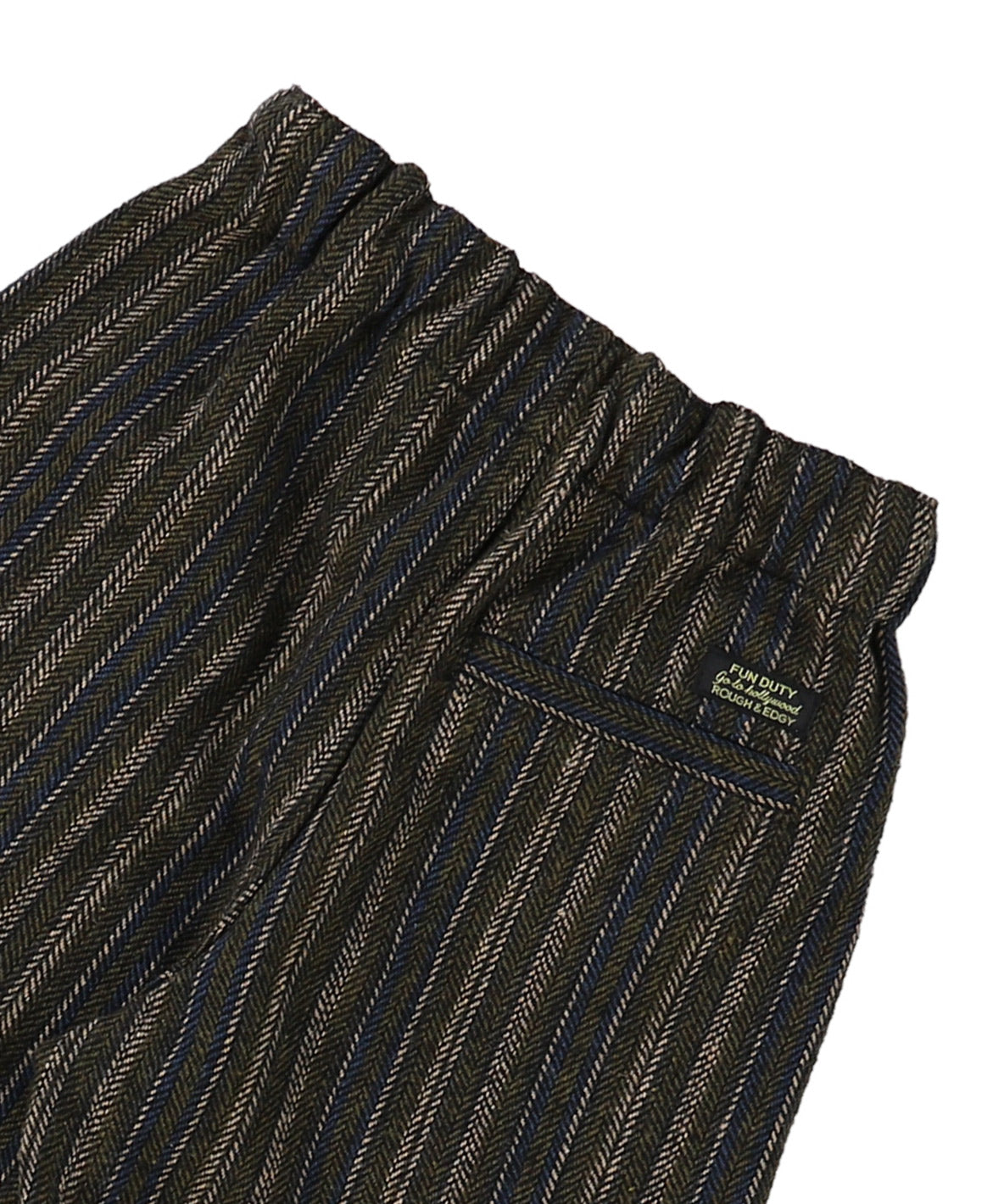 Multi Striped Tuck Easy Pants