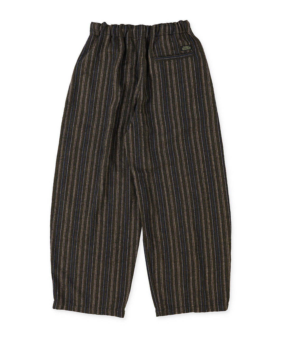 Multi Striped Tuck Easy Pants(LADIES)