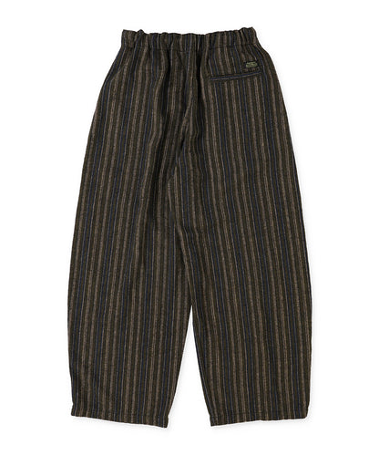 Multi Striped Tuck Easy Pants(LADIES)