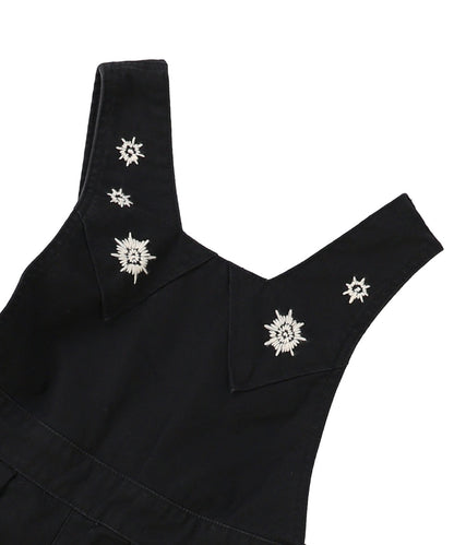 Military Back Satin Apron Pants