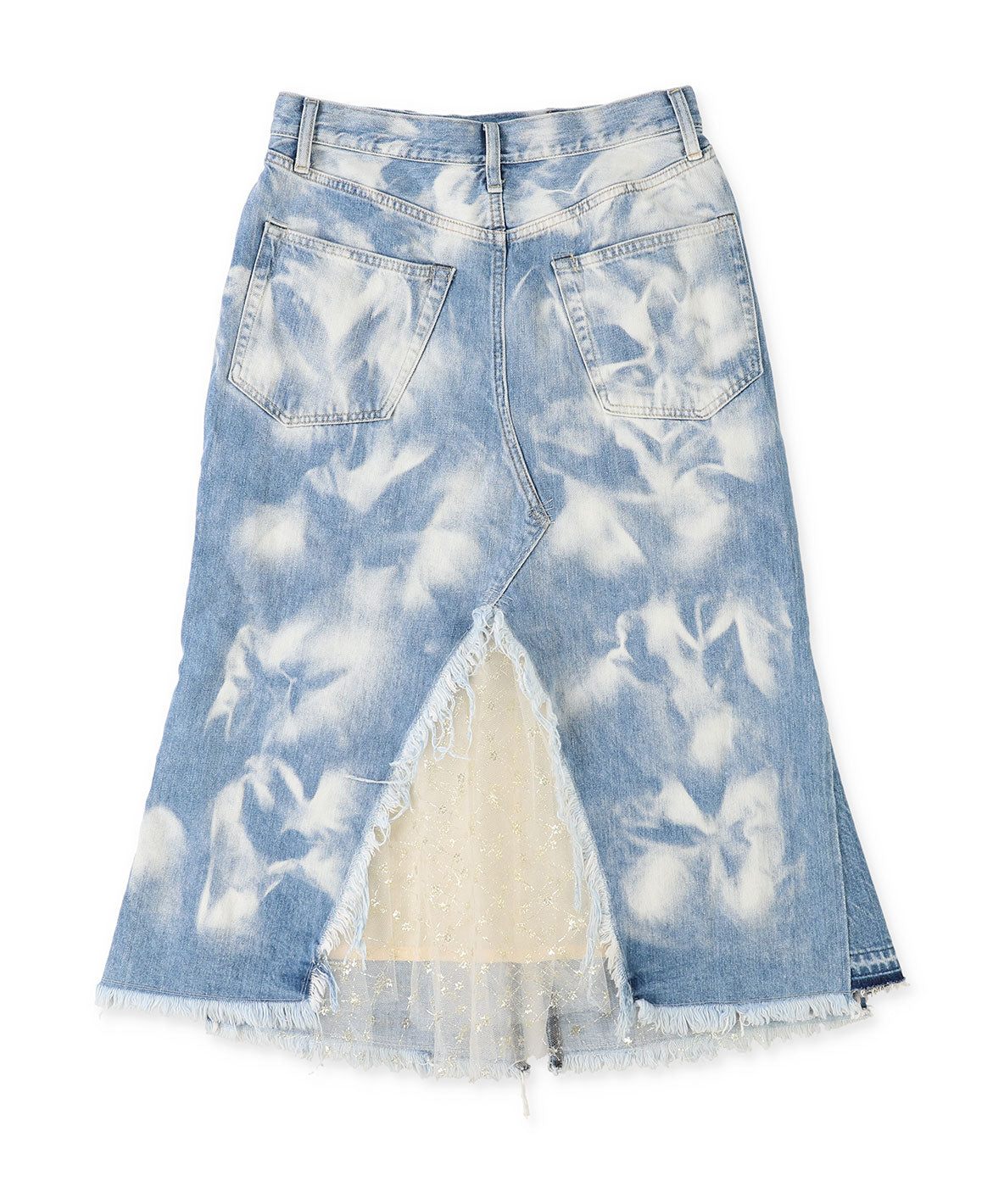 Denim Shiny Lacy Skirt(LADIES) – FITH ONLINE STORE