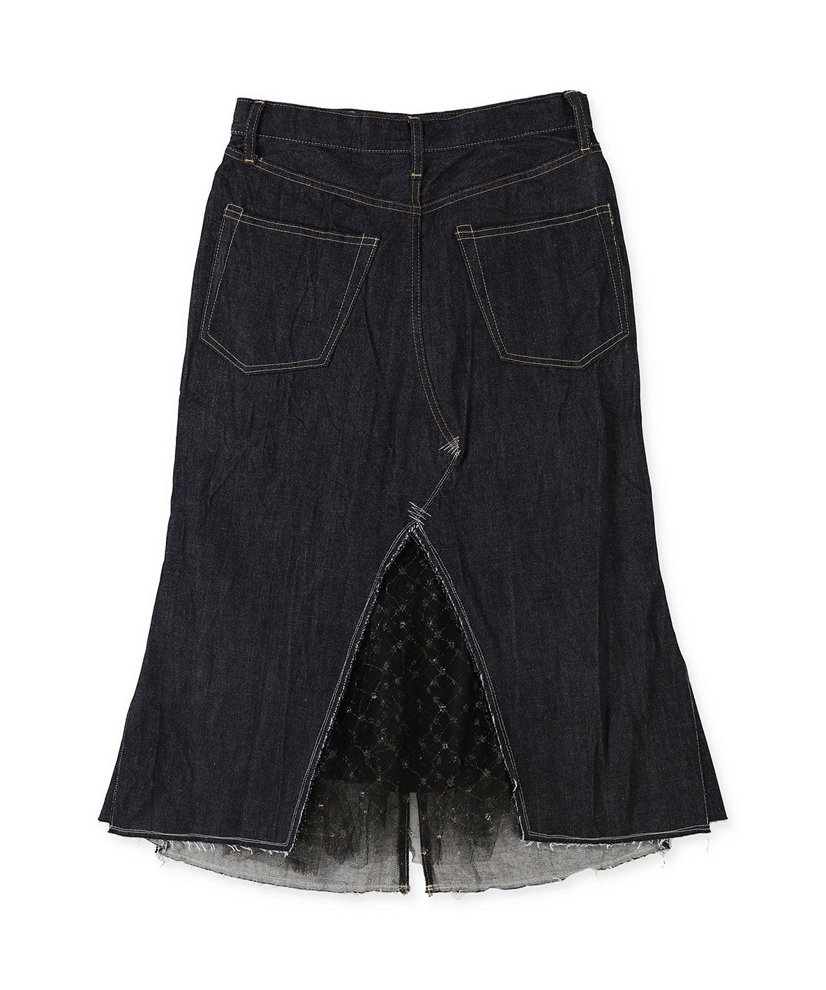 Denim Shiny Lacy Skirt(LADIES) – FITH ONLINE STORE