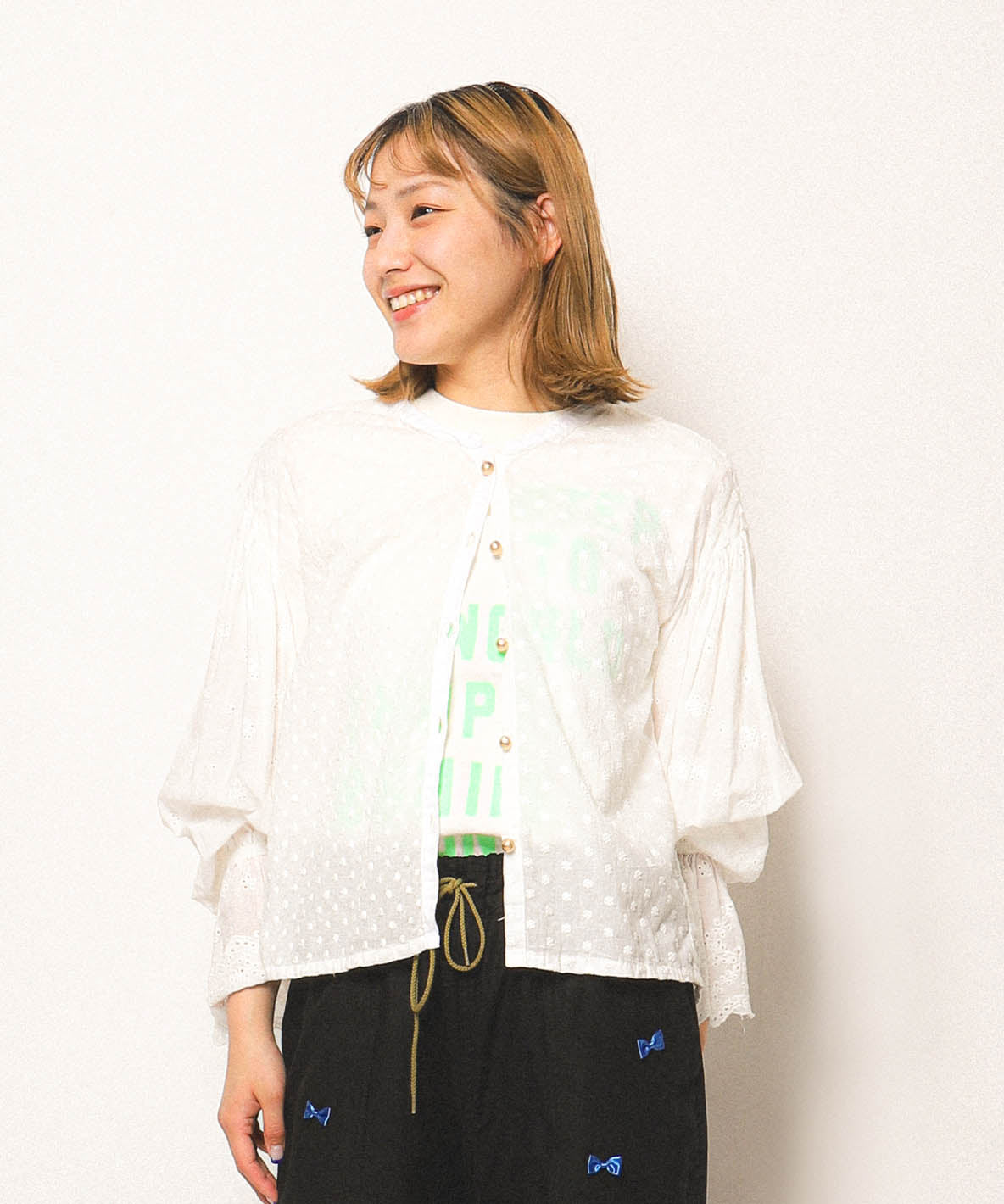 Dot Loan Blouse(LADIES)