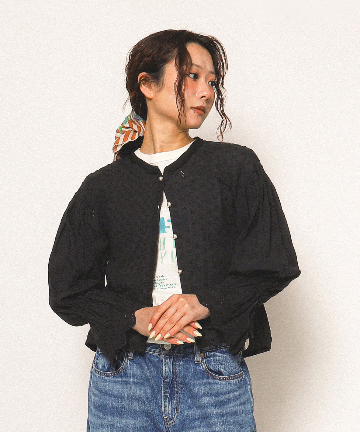 Dot Loan Blouse(LADIES)