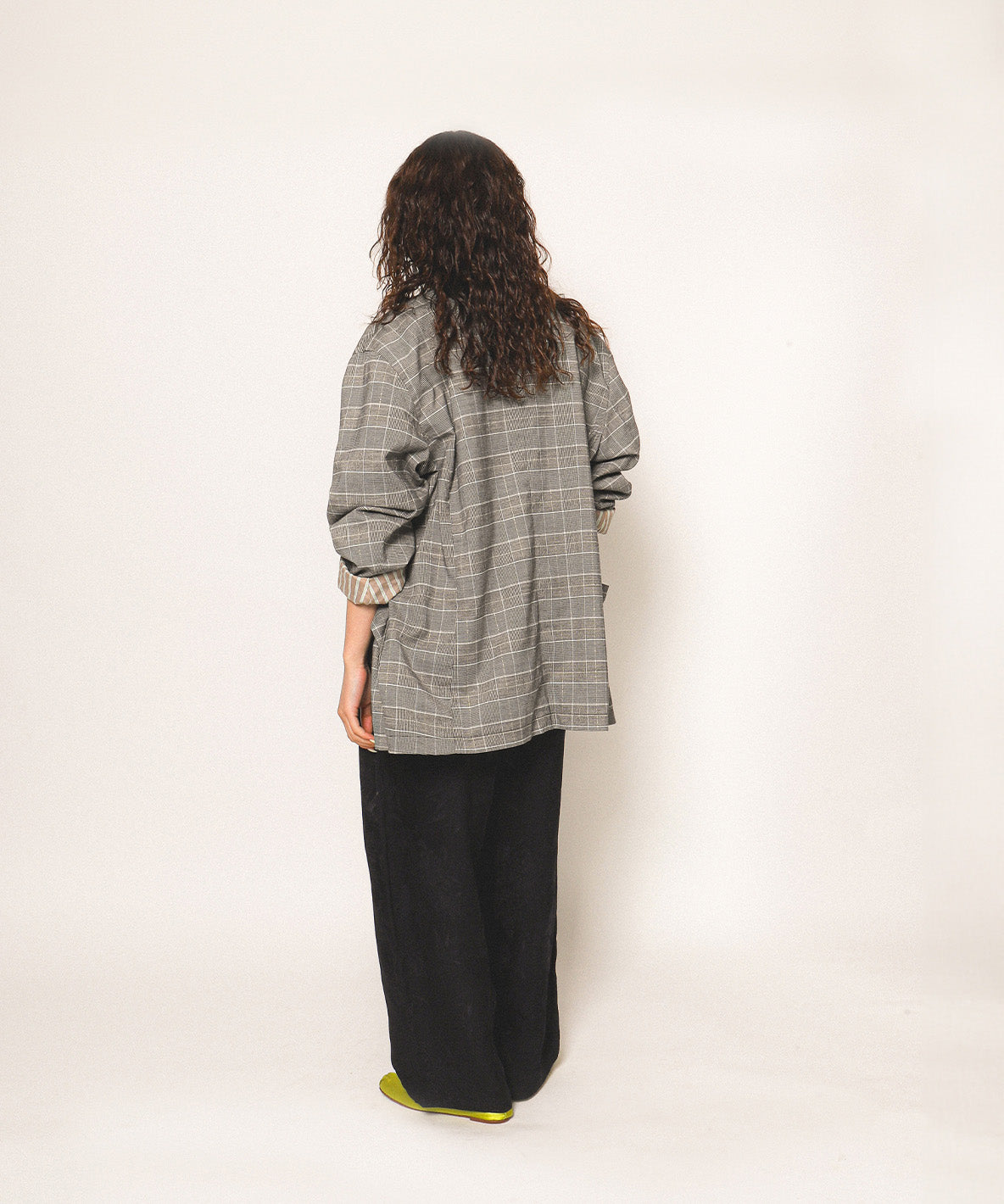 Sparkle Glencheck Jacket(LADIES)