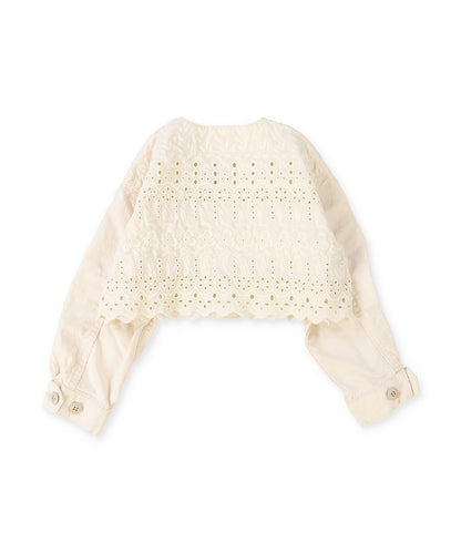 Cutwork Fatigue Short Jacket