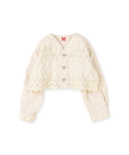 Cutwork Fatigue Short Jacket