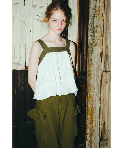 Cutwork Craftman Ballooned Tanktop(LADIES)