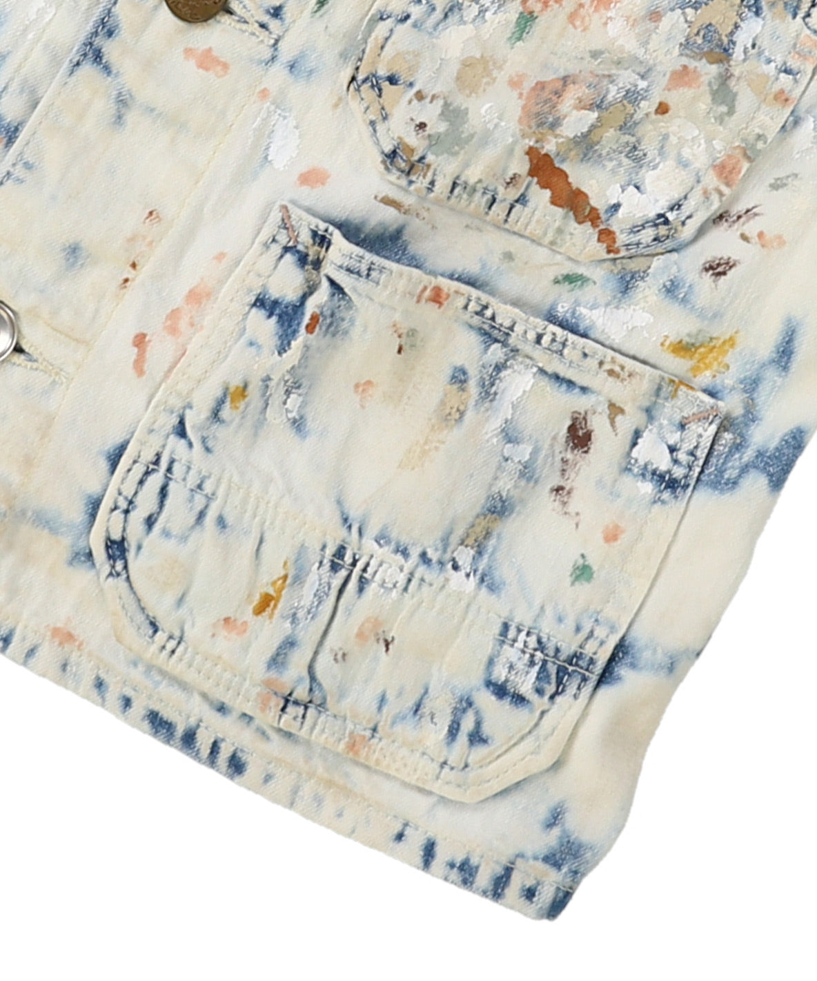 Work Denim Damaged Coverall