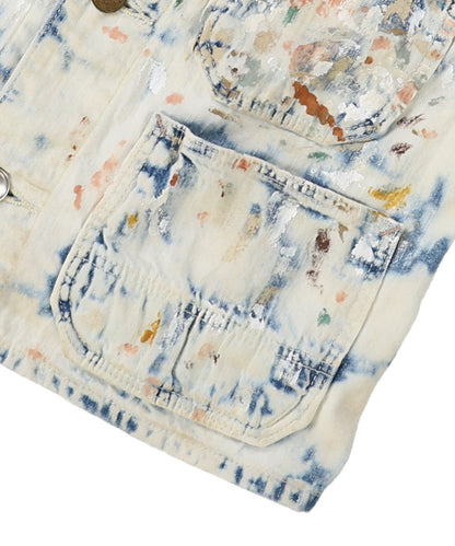 Work Denim Damaged Coverall