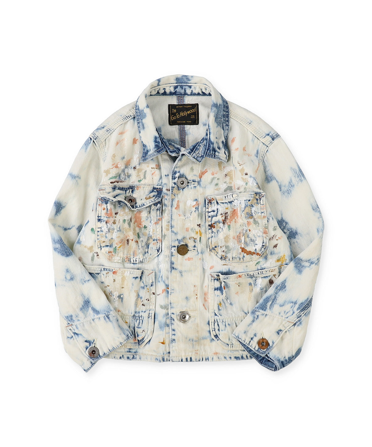 Work Denim Damaged Coverall