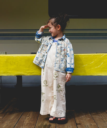 Work Denim Damaged Coverall