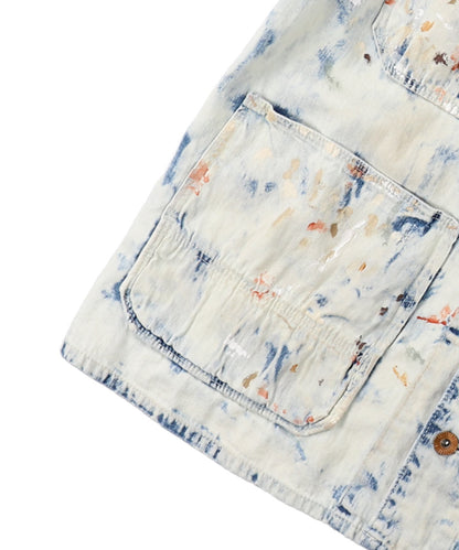 Work Denim Damaged Coverall(LADIES)