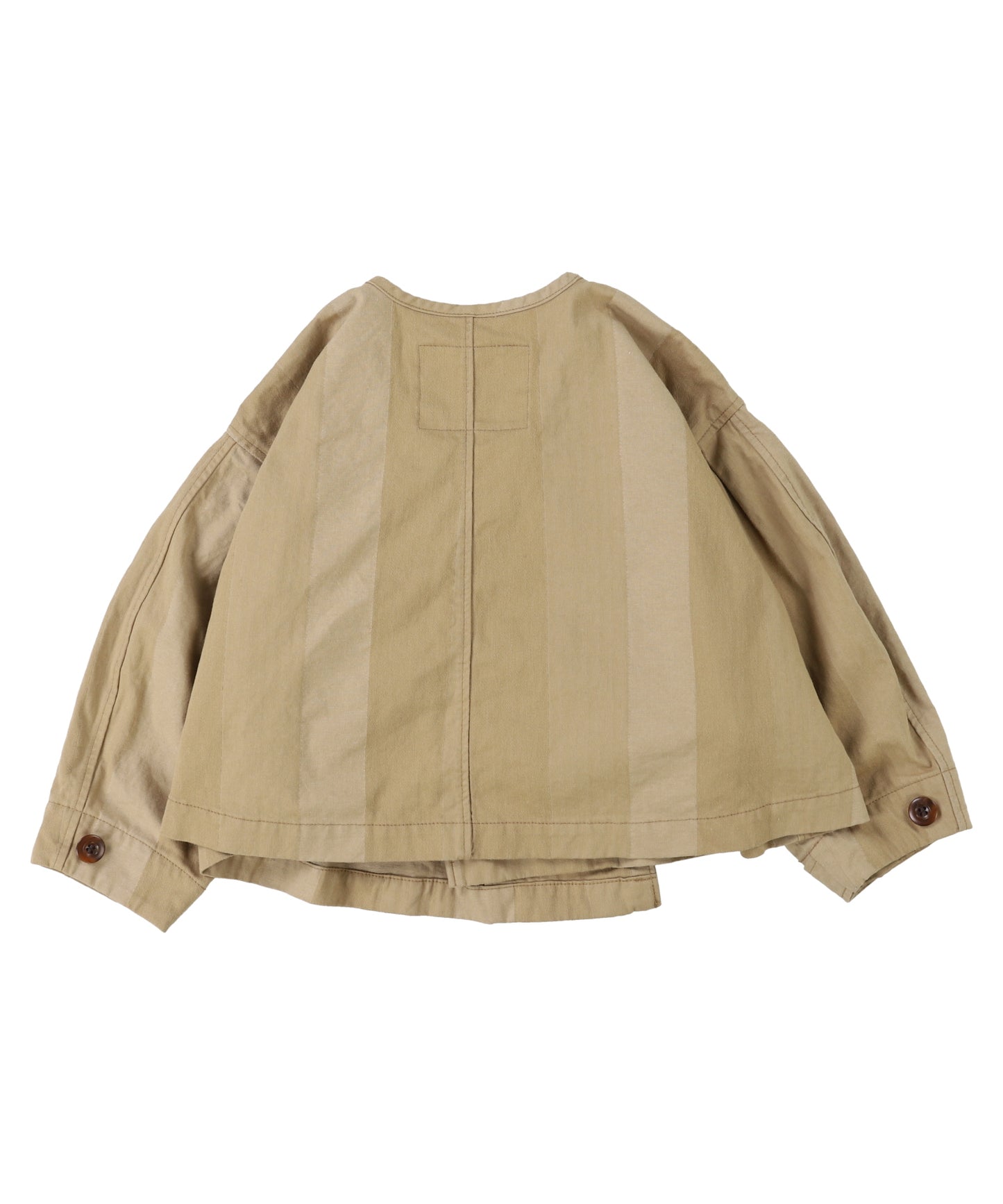 Striped Chino Short Trench Coat