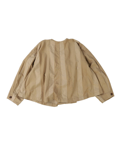 Striped Chino Short Trench Coat(LADIES)