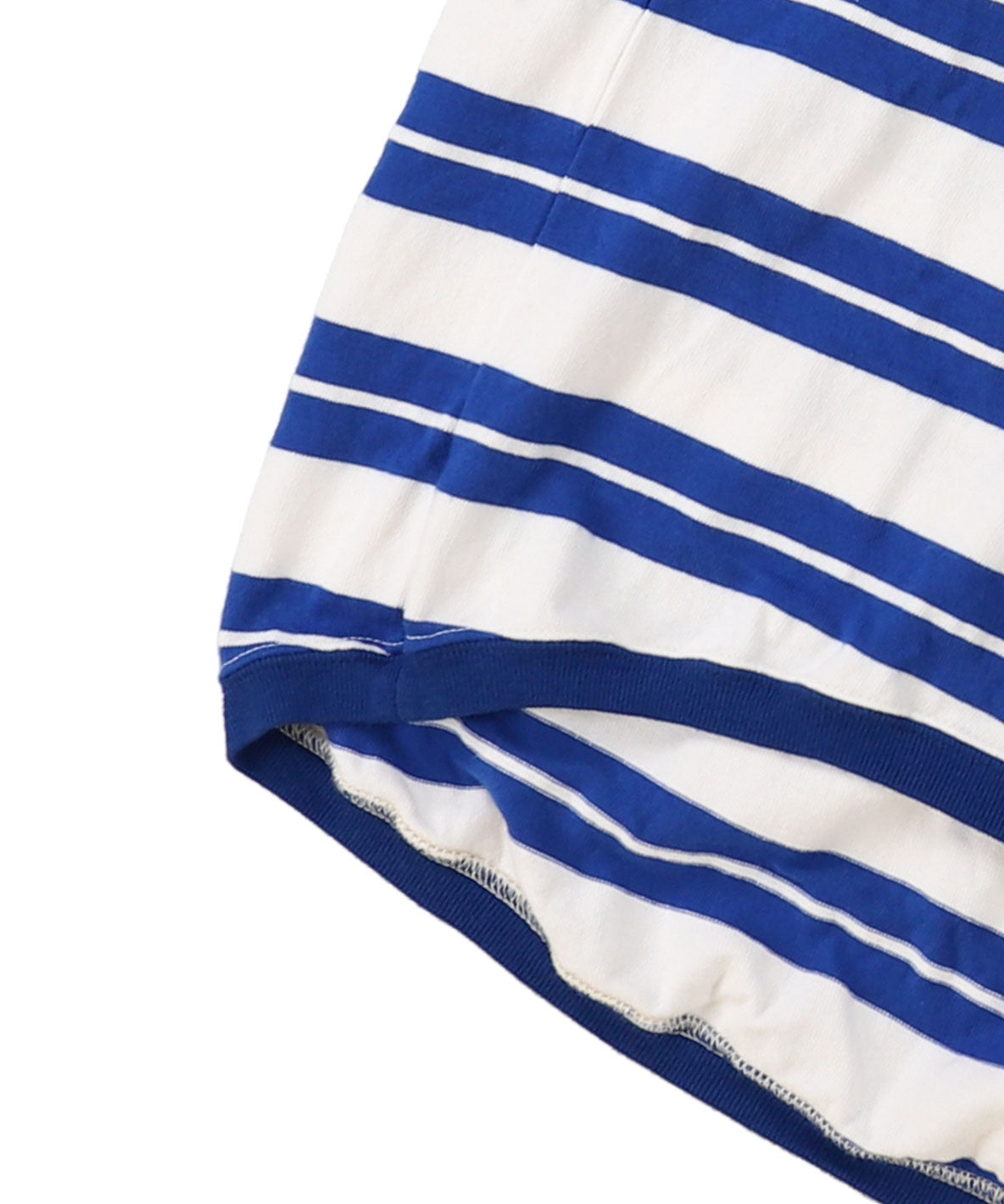 Striped Button Sleeveless Tee(LADIES)