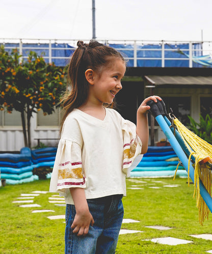 Ruffled Football Tee