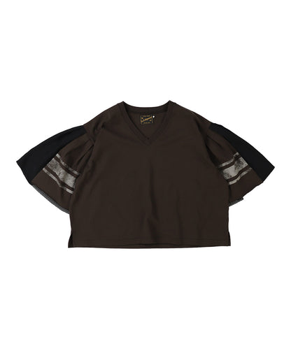 Ruffled Football Tee(LADIES)