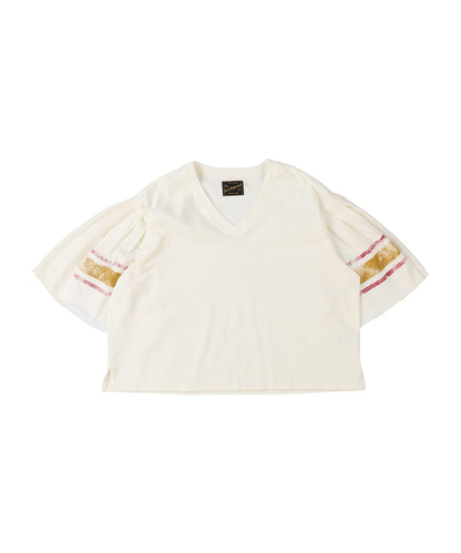 Ruffled Football Tee(LADIES)