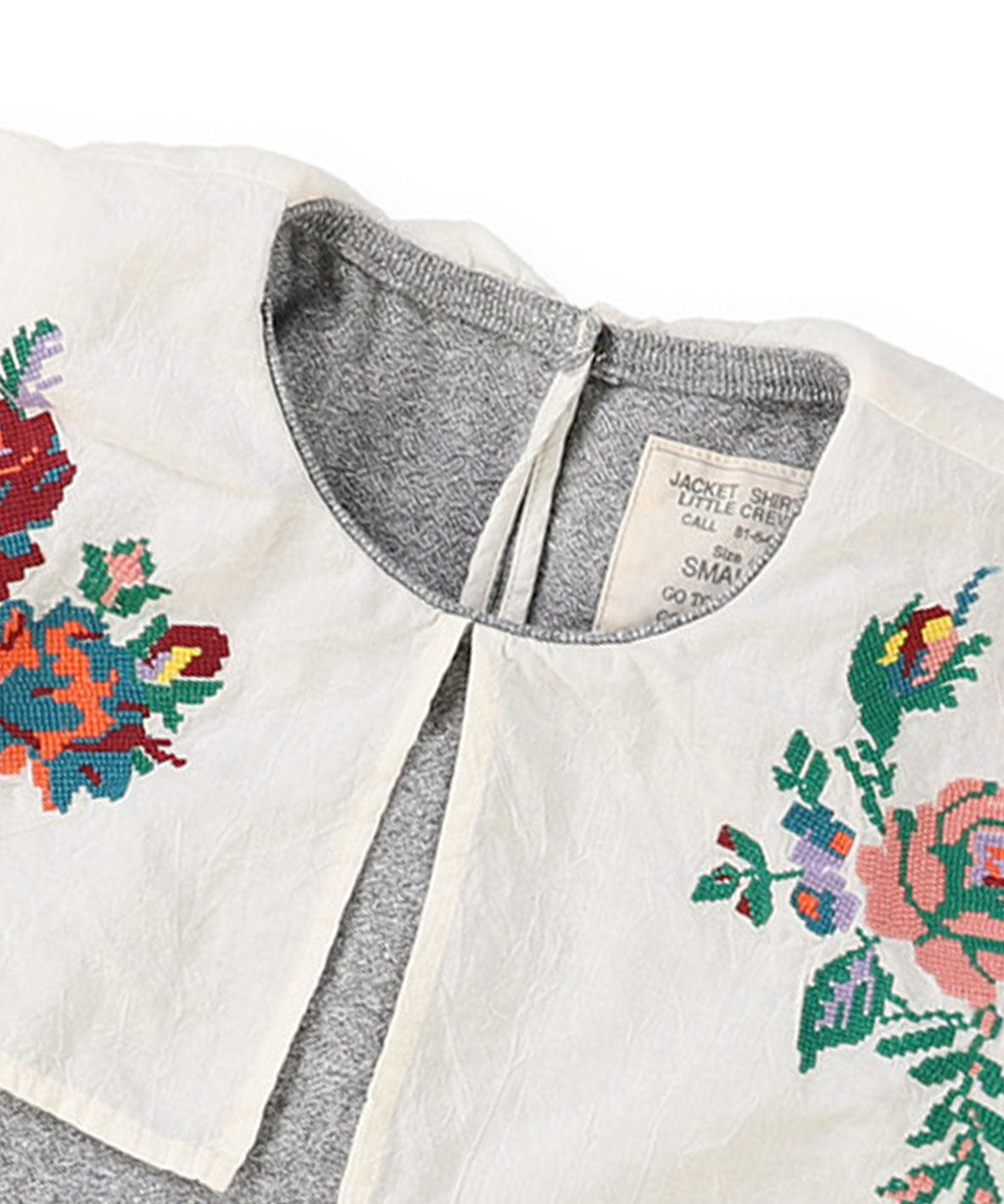 Striped Collar Sleeveless Tee