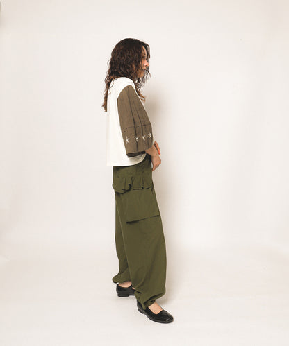 Square-neck Star Tee(LADIES)