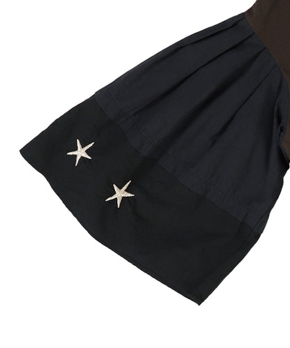 Square-neck Star Tee(LADIES)