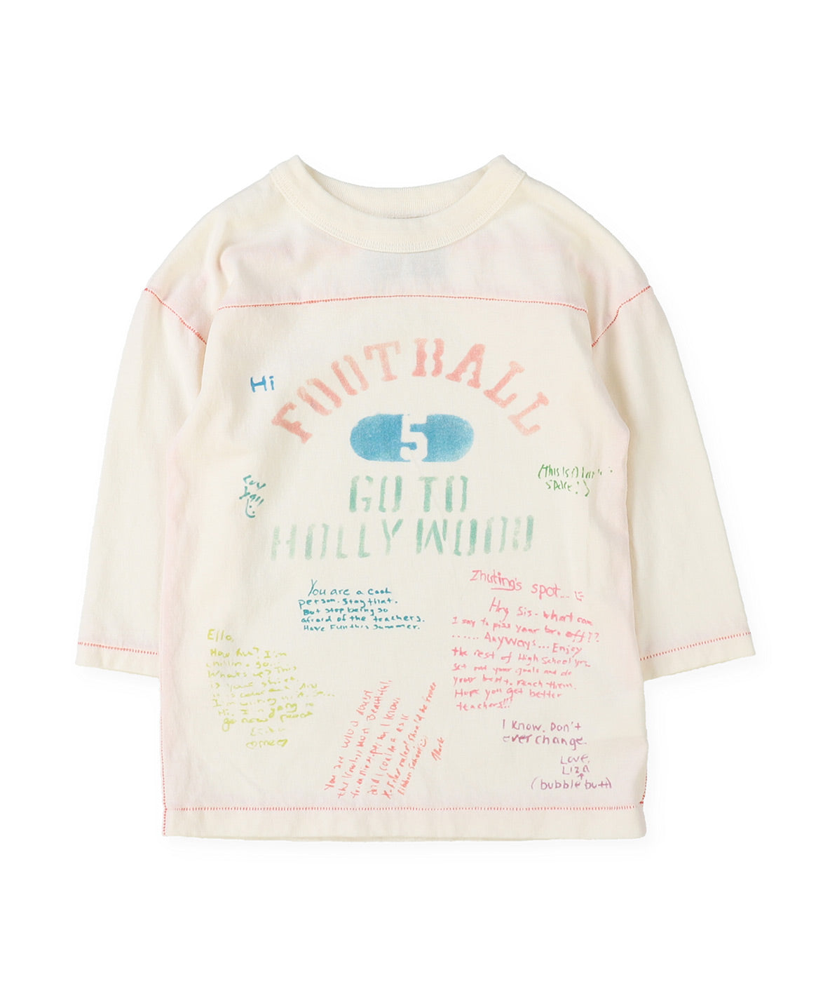 Scribble Football Long Sleeve Tee