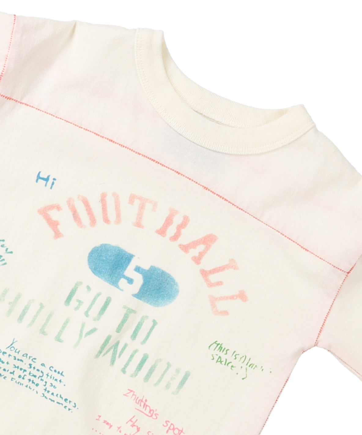 Scribble Football Long Sleeve Tee