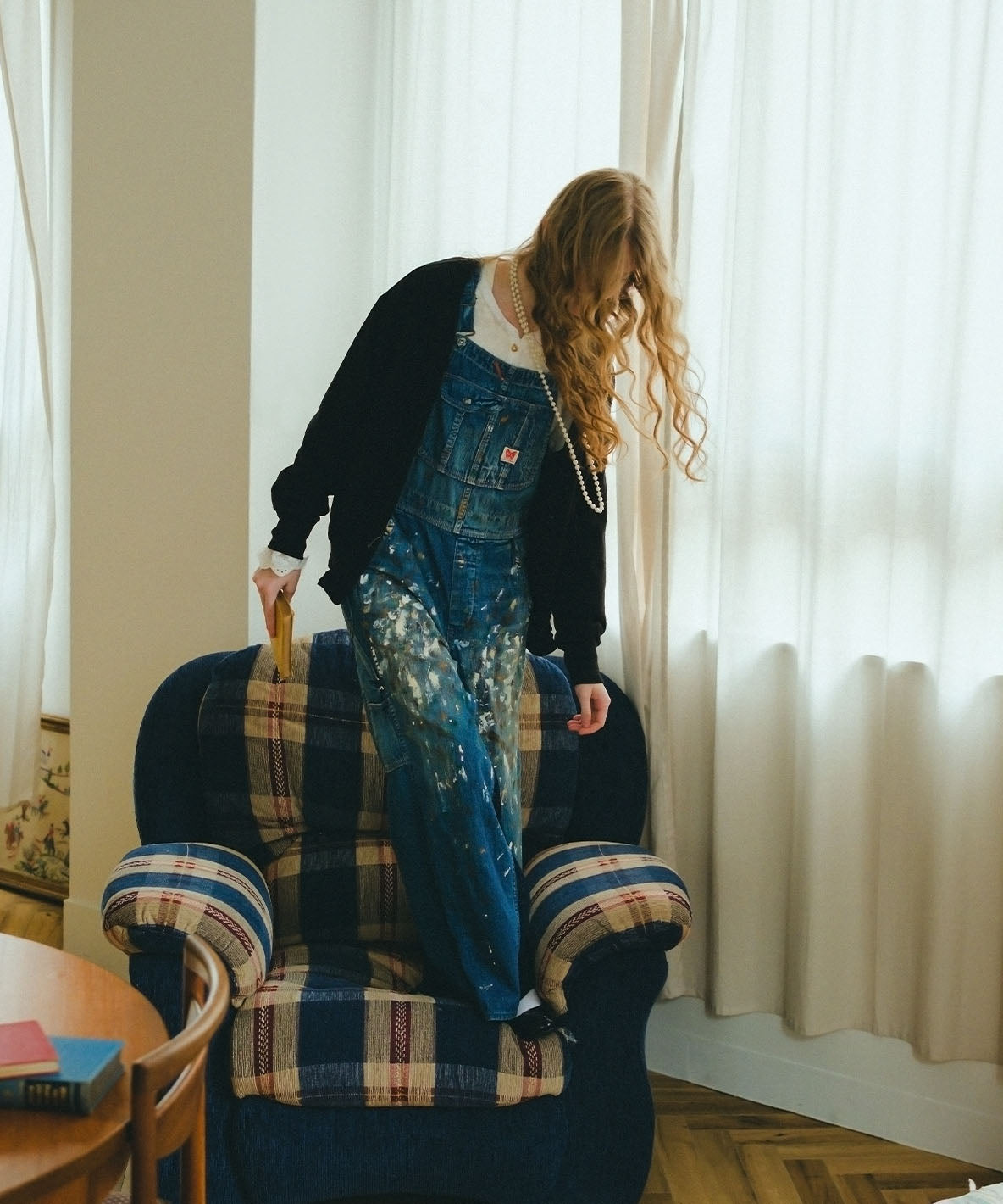 Remake Folklore Sweat Cardigan(LADIES)