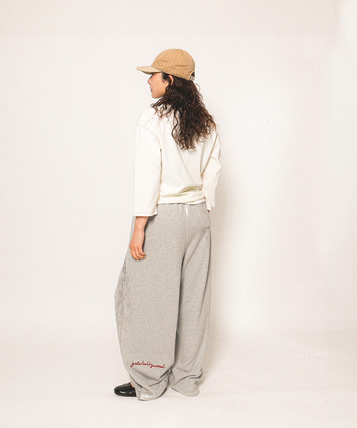 Vintage Pile Glitter Pants(LADIES)