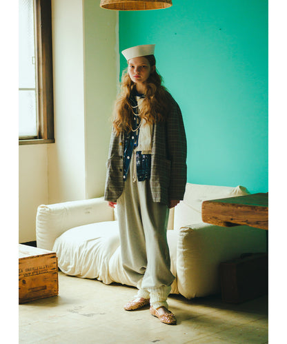 Vintage Pile Glitter Pants(LADIES)