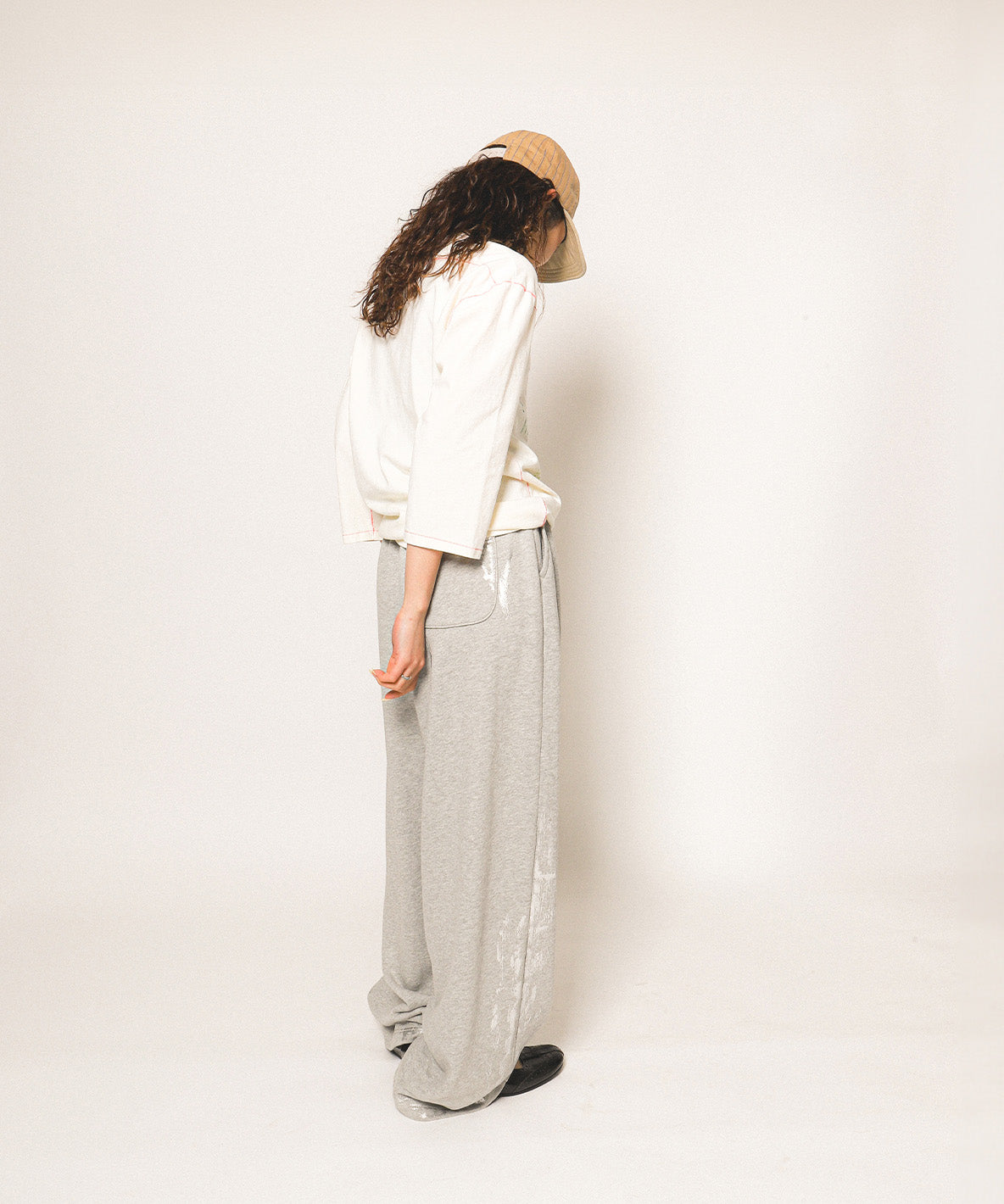 Vintage Pile Glitter Pants(LADIES)