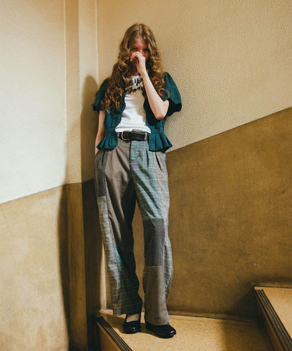 Sparkle Glencheck Pants(LADIES)