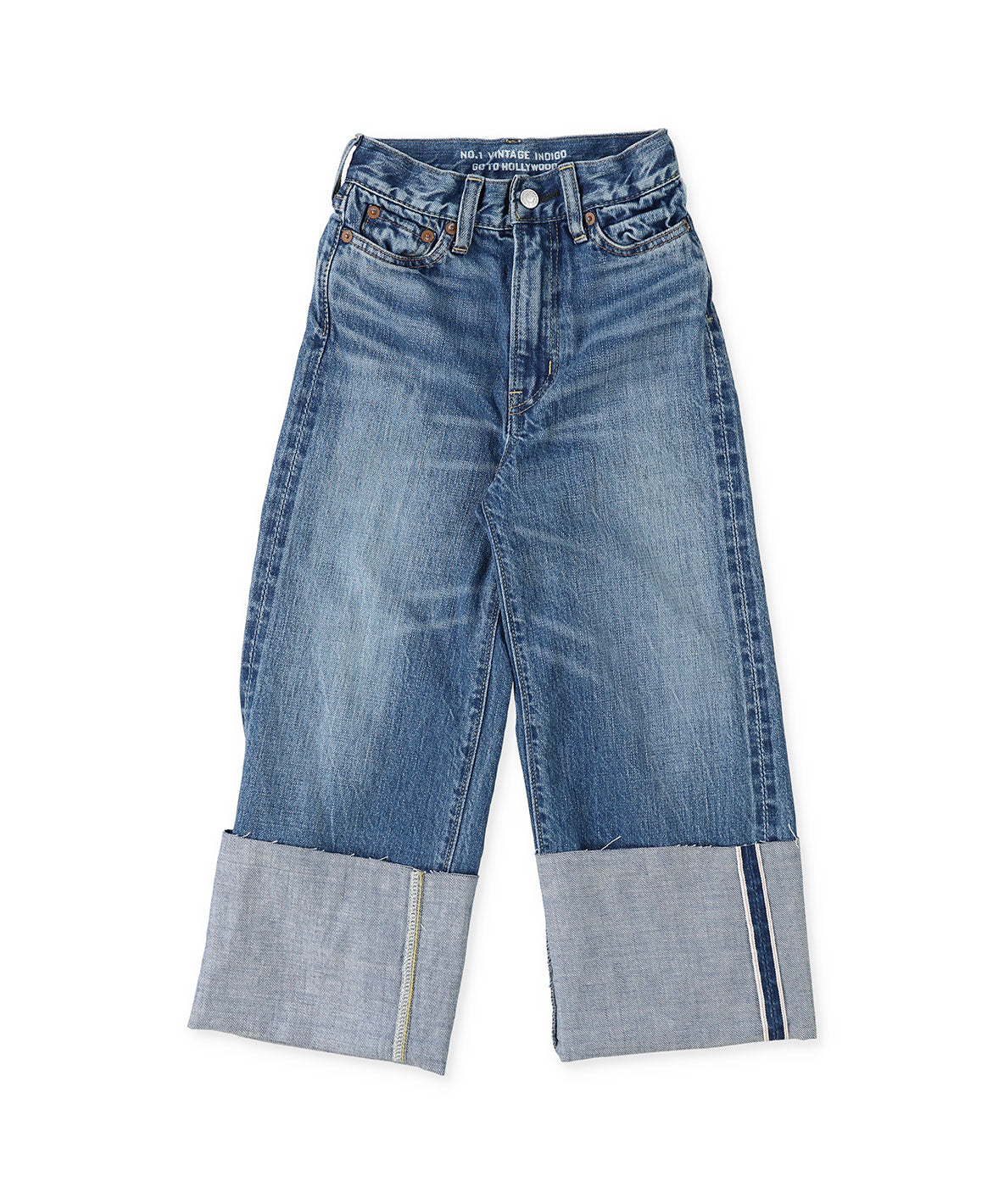Denim Rolled-up Pants – FITH ONLINE STORE