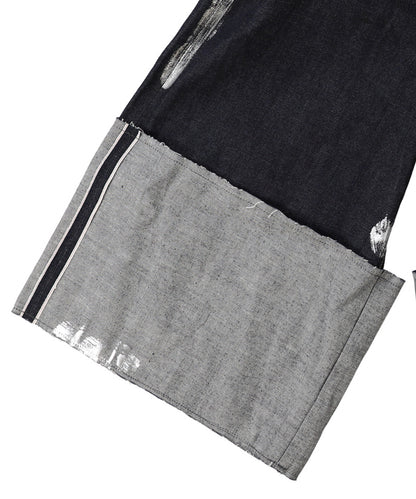 Denim Roll Up Sparkle Jorts(LADIES)