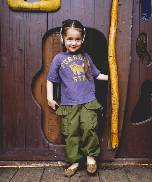 Ruffled Flap Pocket Weather Cloth Pants