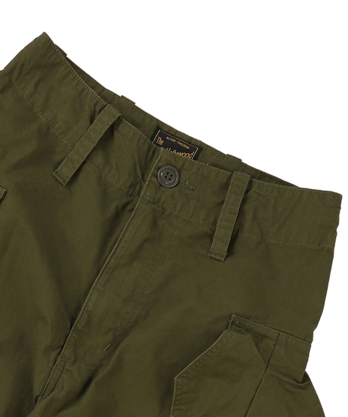 Ruffled Flap Pocket Weather Cloth Pants(LADIES)
