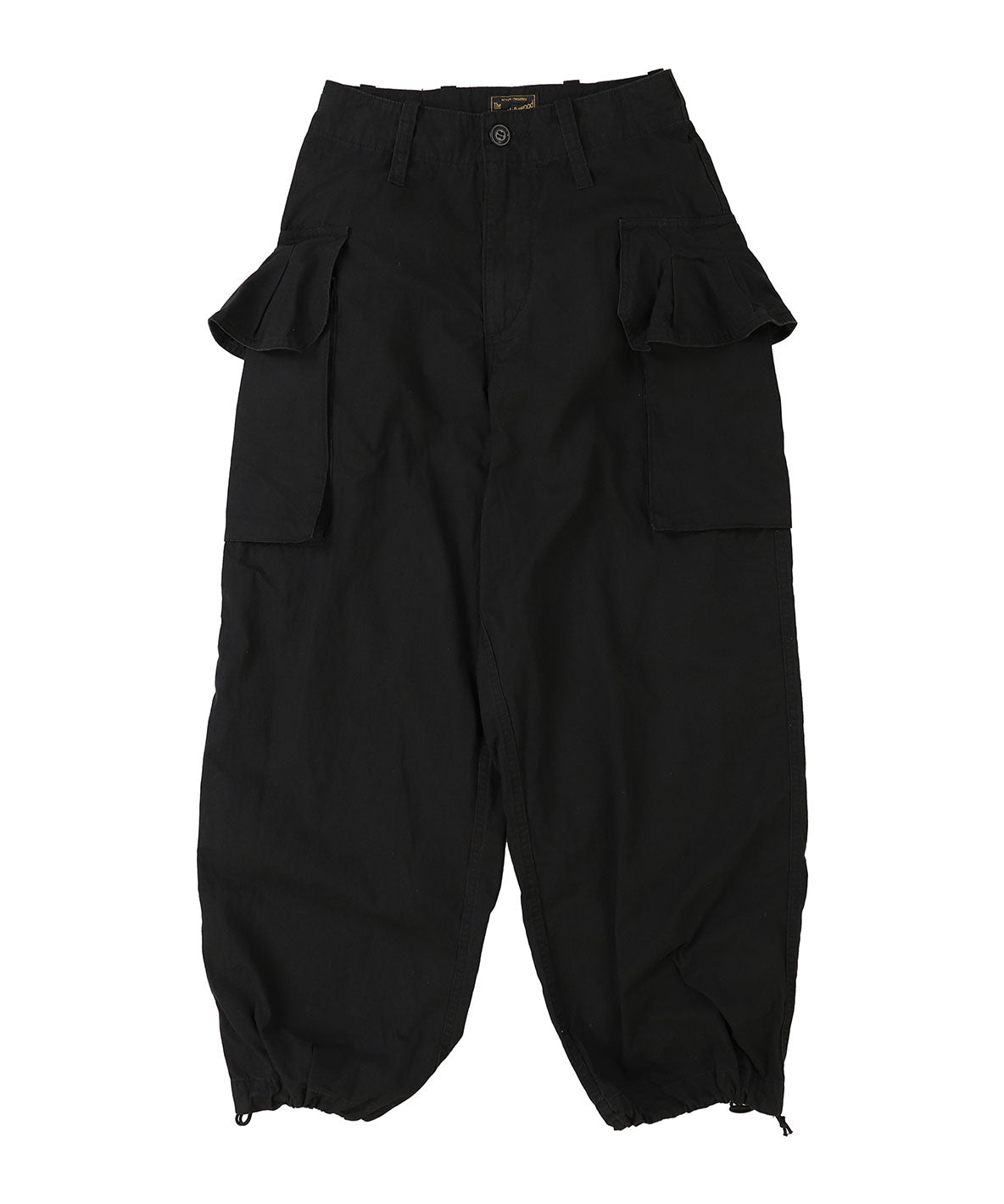 Ruffled Flap Pocket Weather Cloth Pants(LADIES)
