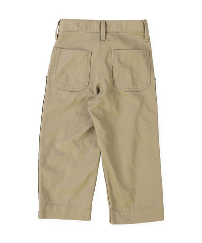 Uneven Chino Side Line Pants