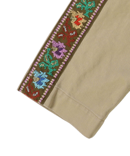 Uneven Chino Side Line Pants